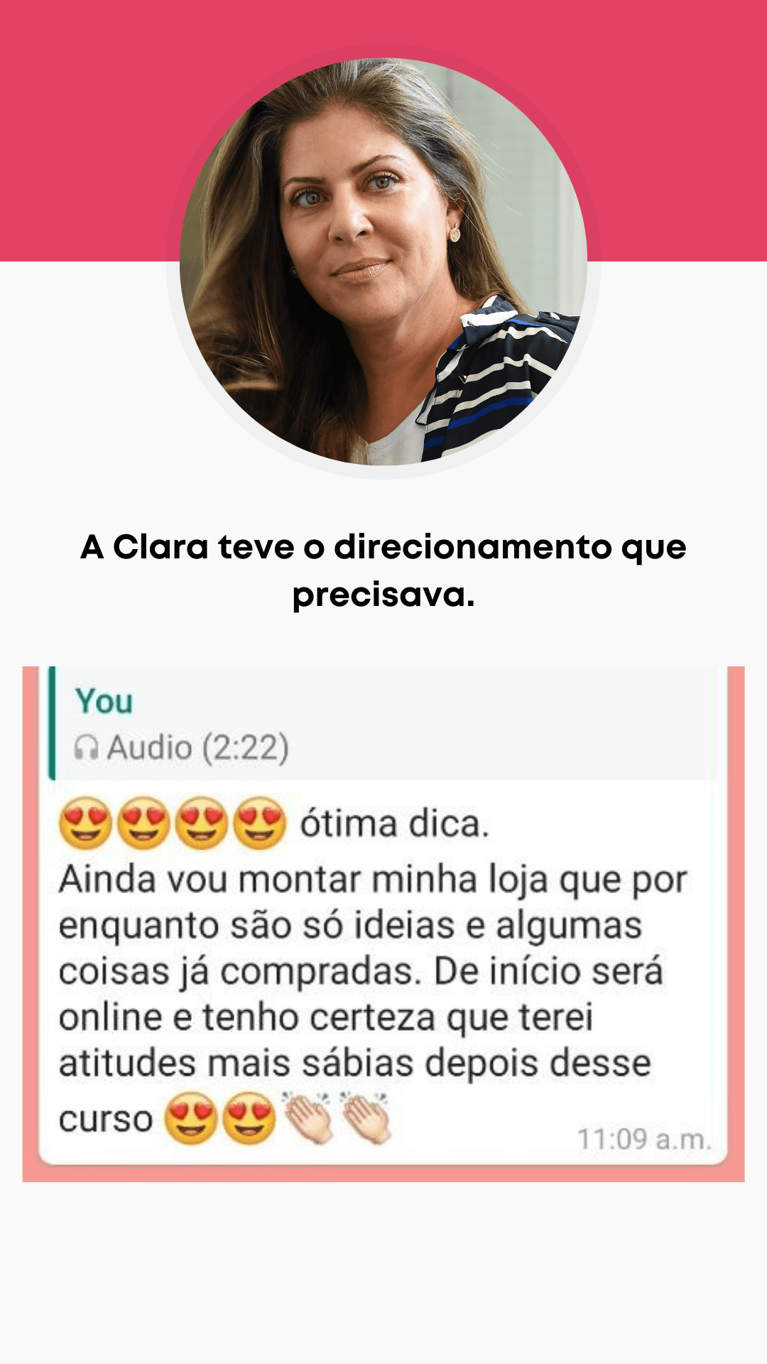 A Priscila, finalmente, teve o conhecimento que precisava. (1)